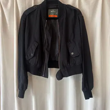 SLY 자켓 아우터 MA-1 블랙 숏 기장