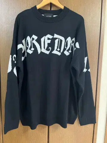 아이버 니트 화이트 블랙