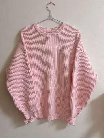 searoomlynn 소프트하드 니트 풀오버 쉘 핑크