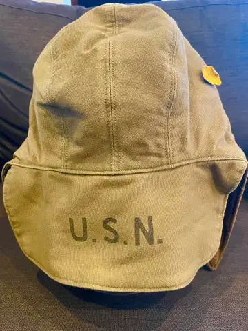 데드스탁급 USNAVY 데크캡 대전 미군 Vintage 40s