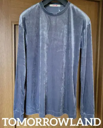 TOMORROWLAND 벨로아 저지 오버컷소 라이트 그레이