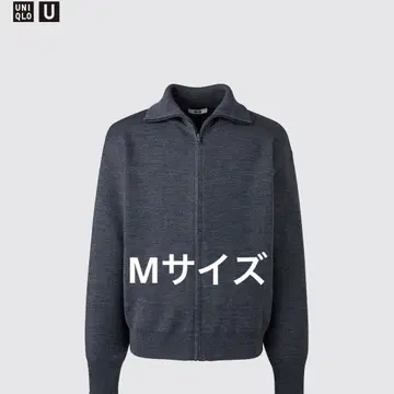 UNIQLO U 더블 페이스 풀집업 자켓 M 사이즈