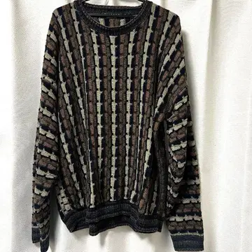 Protege 멀티 컬러 스트라이프 L 사이즈 니트