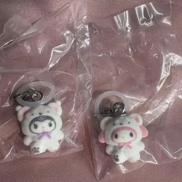 산리오 메지루시 액세서리 후와후와 스노우