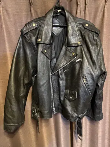 더블 라이더스 블랙 가죽 자켓