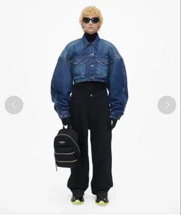 MARC JACOBS 크롭 데님 자켓