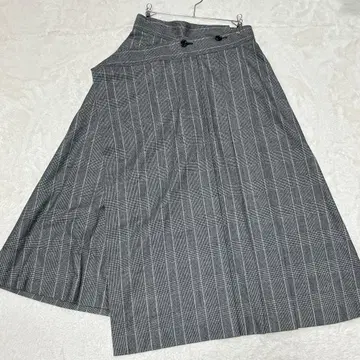 ujoh 우조 글렌체크 롱 스커트