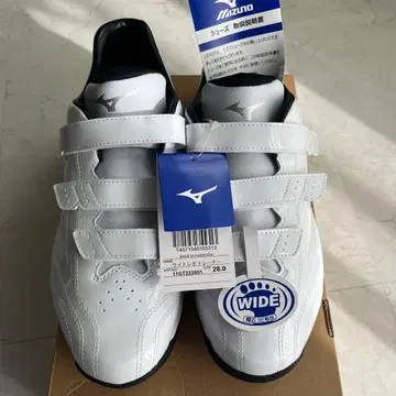 미즈노 업 슈즈 라이트레보 트레이너 28cm 화이트 WIDE