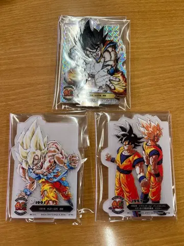 드래곤볼 ACLLECT 3종 시크릿