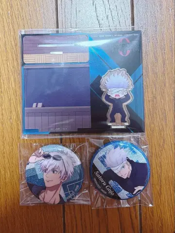 극장판 주술회전0 엔스카이 디오라마 아크릴 스탠드 캔뱃지 고죠 사토루