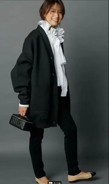 FORME 히가시하라 아키 밀라노 리브 가디건