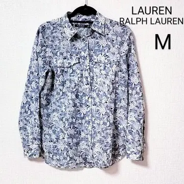 로렌 랄프 로렌 꽃무늬 긴팔 블라우스 사이즈 M