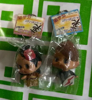 얼굴 큰 코스튬 큐피 QP 한정품 하와이안&서퍼 큐피 2점