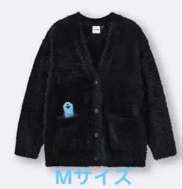 즉시 발송 가능! 택 포함 새상품 GU 퍼펫순순 콜라보 가디건 사이즈 M