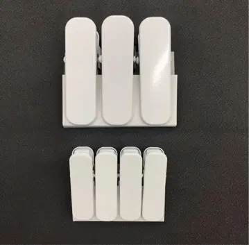 기모노 클립 / 대 3개 소 4개 세트 화이트 안쪽 밴딩 포함