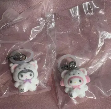 산리오 메지루시 액세서리 포근포근 스노우