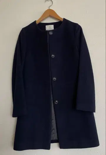 BEAUTY&YOUTH 네이비 울 코트