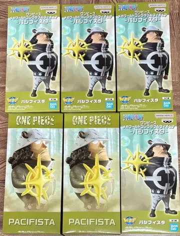 원피스 메가 월드 컬렉터블 피규어 빵 피스타 6개
