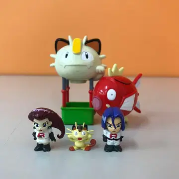 [레어] 포켓몬 치비포켓 하우스 로켓단 탈것 세트 낱개 판매 불가