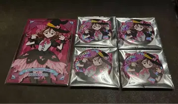 프리큐어 할로윈 브로마이드 캔뱃지 사쿠라 우타 세트