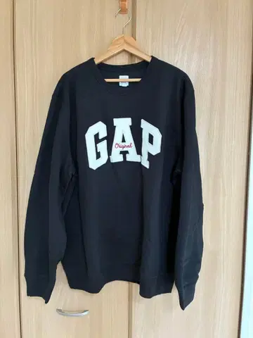 GAP 갭 블랙 트레이닝복 XL 맨투맨 오리지널 로고