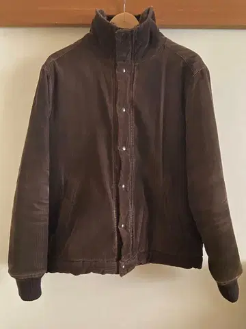 브라운 패딩 자켓 남성용 M