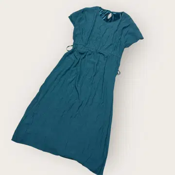 드레스킵 허리 리본 원피스 L 내추럴 릴랙스 캐주얼