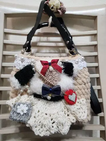 니트 드레스 포함 스마트폰 케이스 숄더백 핸드메이드 포테치노 사에라