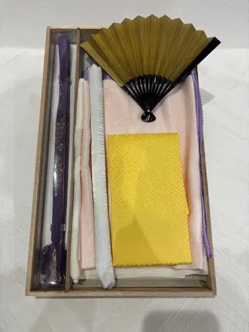 일본 정통의상 소품 세트 부채 포함!