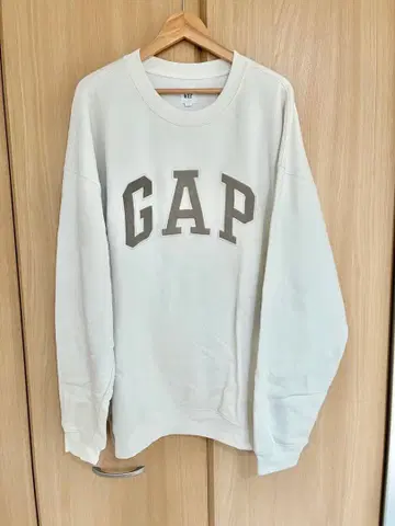 GAP 갭 베이지 트레이닝복 XL 맨투맨 오리지널 로고