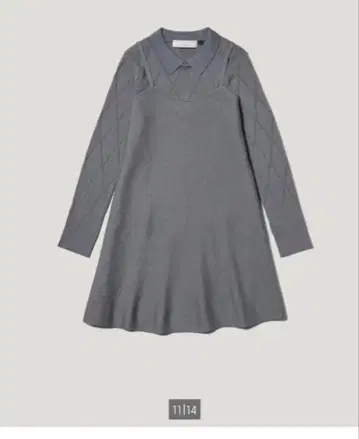 GU 2피스 니트 미니 원피스 by rokh GRAY M