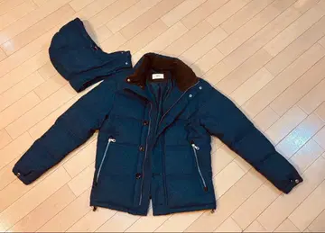 417 에디피스 다운 자켓 네이비 후드 S 사이즈