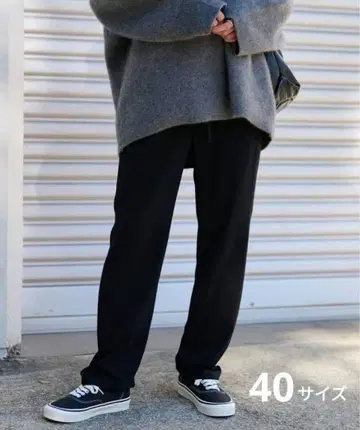 프레임워크 이지 드로스트 팬츠 40 블랙 택 포함