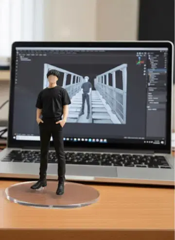 사진으로부터 3D 피규어 데이터 생성