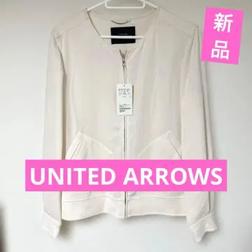 택 포함 새상품 UNITED ARROWS 노카라 자켓 사이즈 40