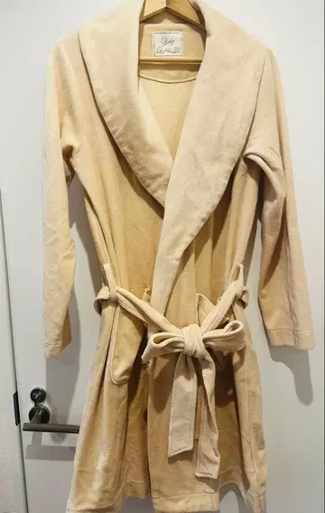 미사용 Rady 빅 로고 목욕 가운 프리 사이즈