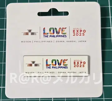 만국 박람회 EXPO 2025 필리핀관 핀 배지 필리핀 파빌리온
