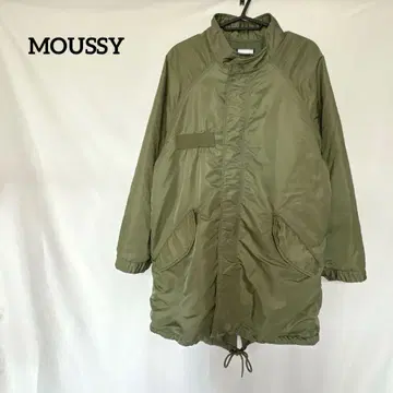 MOUSSY 점퍼 코트 아우터 캐주얼 카키 FREE