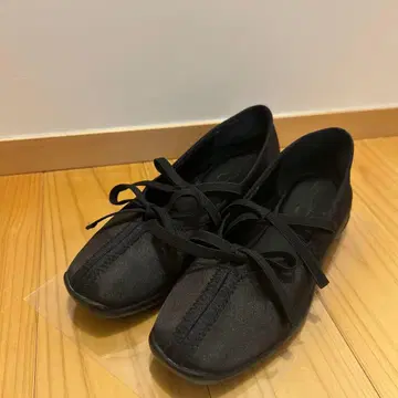 르 탈론 더블 리본 발레리나 22cm 블랙