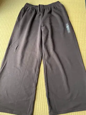 맨투맨 와이드 팬츠