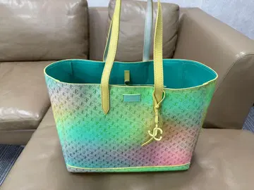 지미추 캔버스 가죽 토트백 미사용