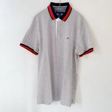 전체 로고 피케 셔츠 XL TOMMY HILFIGER