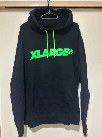 XLARGE 엑스트라지 블랙 후드 부착 후드티