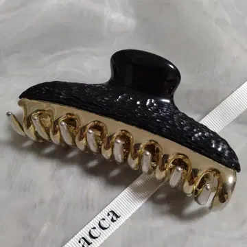 ACCA 팬텀 주얼 클립 L 사이즈 블랙 x 골드 라지