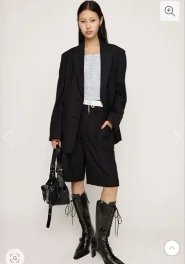 SLY 언더웨어 매니쉬 하프 팬츠 사이즈 2 블랙