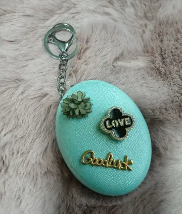 [그린색] 귀여운 거울 키링