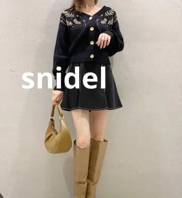 [ snidel ] Sustaina 비쥬 디테일 가디건