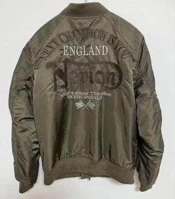 Norton MA-1 카키 브론즈 자수 자켓 M 사이즈