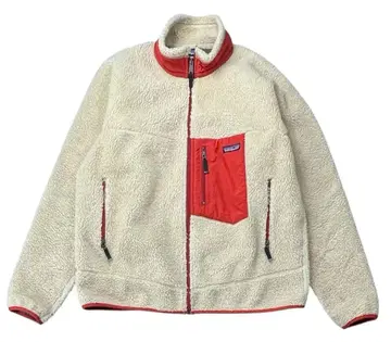 파타고니아 레트로 X 자켓 플리스 내추럴/레드 L