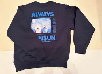 [ 새상품 택 포함 ] GU 퍼펫 스 맨투맨 풀오버 S 네이비